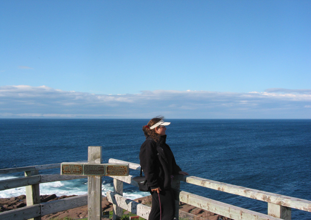 That’s me at Cape Spear in Newfoundland: the most easterly point on the North American continent. While many people think of Newfoundland as being very far north, it’s actually at about the same latitude as Paris.